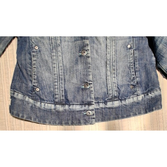 Vintage Western Cowgirl Festival Parasuco Studded Denim Women's Jacket - Picture 10 of 17
